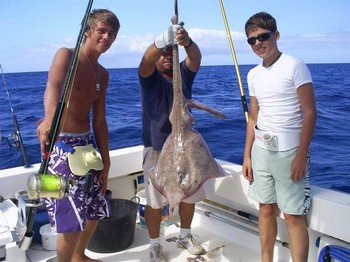Patín de nariz de botella 22/10 Cavalier & Blue Marlin Sport Fishing Gran Canaria