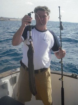 16/11 brown moray eel Cavalier & Blue Marlin Sport Fishing Gran Canaria