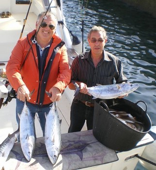 Glücklich zusammen Cavalier & Blue Marlin Sportfischen Gran Canaria