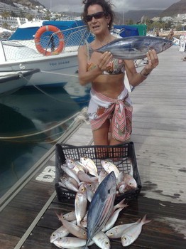 06/03 Trevlig fångst Cavalier & Blue Marlin Sport Fishing Gran Canaria