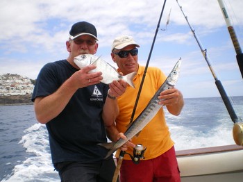 Glückliche Freunde Cavalier & Blue Marlin Sportfischen Gran Canaria