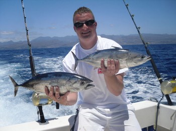 Skipjack Thunfische Cavalier & Blue Marlin Sportfischen Gran Canaria