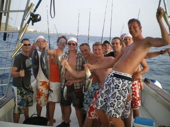 Satisfied Fishermen Cavalier & Blue Marlin Sport Fishing Gran Canaria