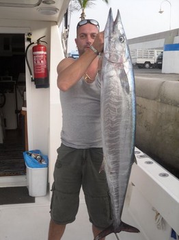 02/08 Wahoo - 22 kilo Wahoo caught by Erik Vermeulen from Holland Cavalier & Blue Marlin Sport Fishing Gran Canaria