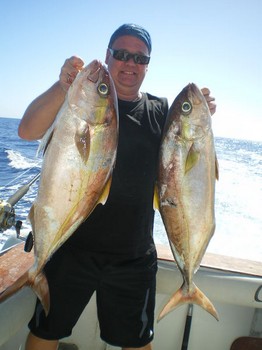 2 Amberjacks Cavalier & Blue Marlin Sport Fishing Gran Canaria