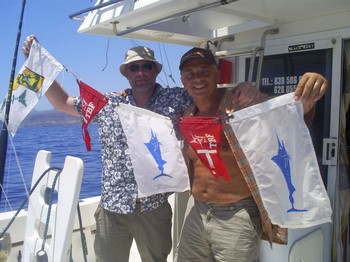 Zufriedene Kunden Cavalier & Blue Marlin Sportfischen Gran Canaria