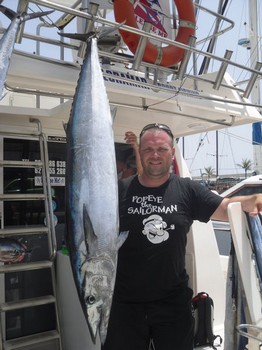 28 kg Wahoo Cavalier & Blue Marlin Sportfischen Gran Canaria