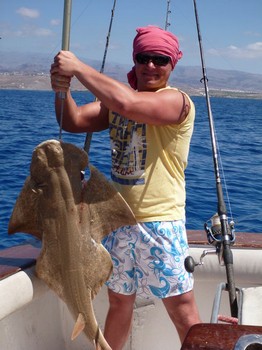 14/09 Angel shark Cavalier & Blue Marlin Sport Fishing Gran Canaria