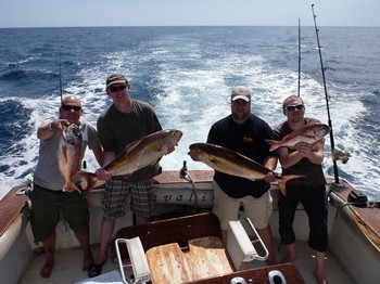 Nöjda sportfiskare Cavalier & Blue Marlin Sport Fishing Gran Canaria