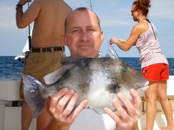 20/04 Trigger fisk Cavalier & Blue Marlin Sport Fishing Gran Canaria