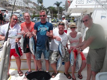 17/07 Skipjack Tuna's Cavalier & Blue Marlin Sport Fishing Gran Canaria