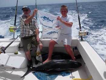 2 Big Eye Tunas Cavalier & Blue Marlin Sport Fishing Gran Canaria