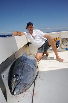Big Eye Tuna 100 kilo - 100 kilo Big Eye caught by Wim Bakker Cavalier & Blue Marlin Sport Fishing Gran Canaria