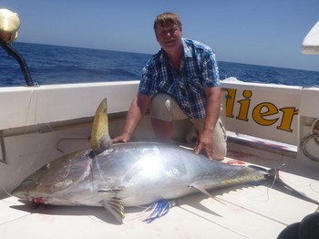 Atún Big Eye - Ben Seldenthuis de Holanda - Big Eye 110 kilo. Pesca Deportiva Cavalier & Blue Marlin Gran Canaria