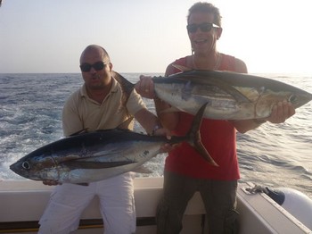 Two satisfied fishermen Cavalier & Blue Marlin Sport Fishing Gran Canaria