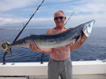 Wahoo von Nigel Brau aus England gefangen Cavalier & Blue Marlin Sportfischen Gran Canaria