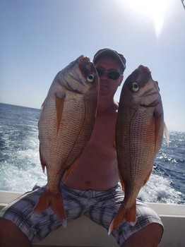 Red Snappers for Raimo on the boat Cavalier Cavalier & Blue Marlin Sport Fishing Gran Canaria