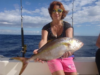 Amberjack - Sarah Norling from Sweden Cavalier & Blue Marlin Sport Fishing Gran Canaria