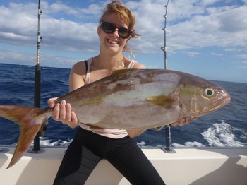 Amberjack caught on the boat Cavalier Cavalier & Blue Marlin Sport Fishing Gran Canaria