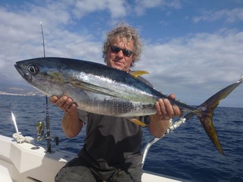 Yellowfin Tuna - 12 kilo Yellowfin Tuna caught by Kees Kloos from Holland Cavalier & Blue Marlin Sport Fishing Gran Canaria
