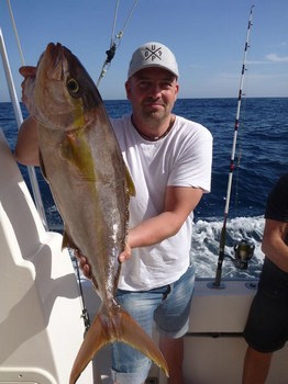 Amberjack caught by Thomas Knop Haven Cavalier & Blue Marlin Sport Fishing Gran Canaria