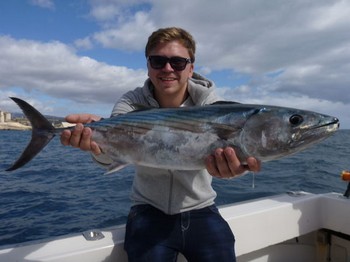 Atlantic Bonito - North Atlantic Bonito caught by Fredrik Hjort from Sweden Cavalier & Blue Marlin Sport Fishing Gran Canaria