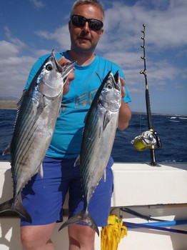 Sierra tonfisk fångad på båten Cavalier Cavalier & Blue Marlin Sport Fishing Gran Canaria