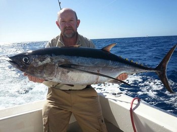 Albacore Tuna caught by Bob Nicholas from the United Kingdom Cavalier & Blue Marlin Pesca sportiva Gran Canaria