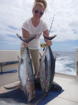 Albacore tonfiskar Cavalier & Blue Marlin Sport Fishing Gran Canaria