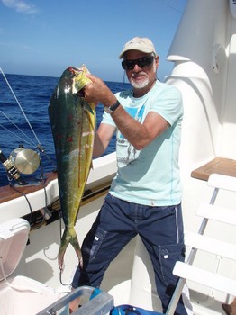 Dorado caught by Paul Dompeling from Holland Cavalier & Blue Marlin Sport Fishing Gran Canaria