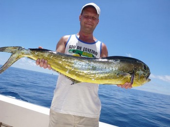 Dorado - Patrik Lidving caught this Dorado on the boat Cavalier Cavalier & Blue Marlin Sport Fishing Gran Canaria