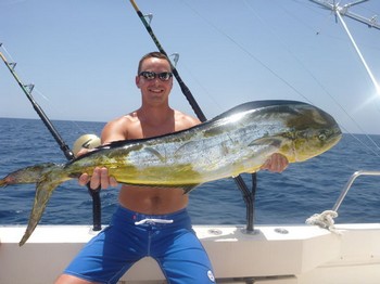 Dorado - Nice Dorado caught on the Cavalier by Barry Tonnsend from England Cavalier & Blue Marlin Sport Fishing Gran Canaria