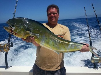 Dorado caught by Roman Karnaukhov from Rusia Cavalier & Blue Marlin Sport Fishing Gran Canaria