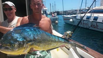 13 kg Dorado - Nice Dorado catch ! Cavalier & Blue Marlin Sport Fishing Gran Canaria