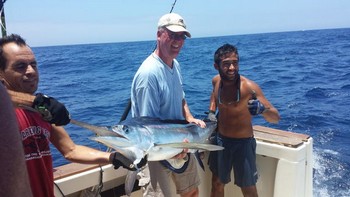 Marlín blanco capturado por Roelof Reitsma desde Holanda Cavalier & Blue Marlin Sport Fishing Gran Canaria