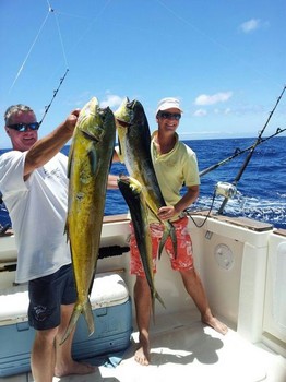 Dorado's caught by Gijs ten Velde Cavalier & Blue Marlin Sport Fishing Gran Canaria