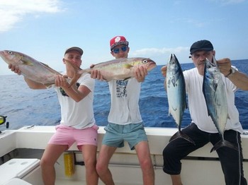 Well done - Father & Sons van Rossum from Holland Cavalier & Blue Marlin Sport Fishing Gran Canaria