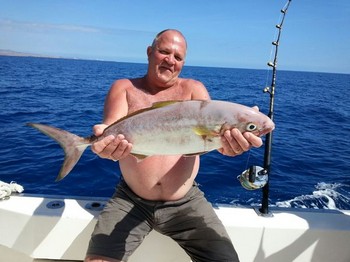Amberjack capturado por Harmen Doorn de Holanda Cavalier & Blue Marlin Sport Fishing Gran Canaria