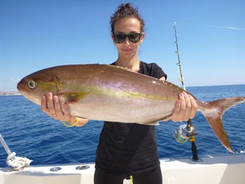 Amberjack - Margit Klevberg from Norway Cavalier & Blue Marlin Sport Fishing Gran Canaria
