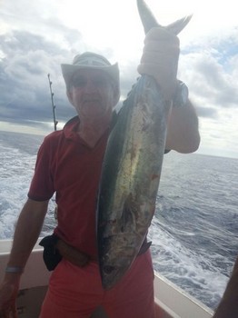 Atlantic Bonito fångad av Marcel van Bouwel från Belgien Cavalier & Blue Marlin Sport Fishing Gran Canaria