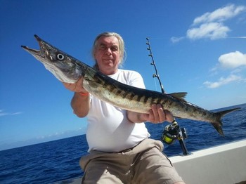 Baracuda von Egon gefangen Cavalier & Blue Marlin Sport Fishing Gran Canaria