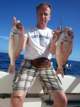 Pargos rojos Pesca Deportiva Cavalier & Blue Marlin Gran Canaria