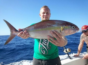 Amberjack - Tim Erlandsen on the Cavalier Cavalier & Blue Marlin Sport Fishing Gran Canaria