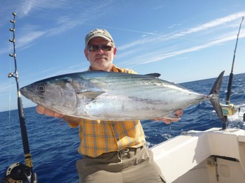 Bonito del Atlántico Norte capturado por Freek Morees Pesca Deportiva Cavalier & Blue Marlin Gran Canaria