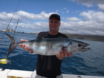 Nordatlantiska Bonito - Bra gjort Sven från Sverige Cavalier & Blue Marlin Sport Fishing Gran Canaria