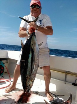 Kaarlo Salkunen - Bien hecho en el barco CAVALIER Pesca Deportiva Cavalier & Blue Marlin Gran Canaria