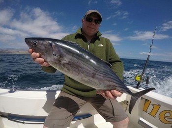Bonito del Atlántico Norte capturado por Jostein Wilmans de Noruega Pesca Deportiva Cavalier & Blue Marlin Gran Canaria