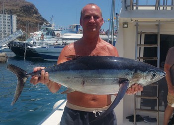 Albacore Tuna caught by Maecel Aalbregts from Holland Cavalier & Blue Marlin Sport Fishing Gran Canaria