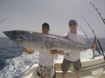 35 kg Wahoo - 80 lbs Wahoo caught by Alexander Gorski from Germany Cavalier & Blue Marlin Sport Fishing Gran Canaria