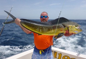 Dorado - Vacker Dorado fångad av Mark Smith på båten Cavalier Cavalier & Blue Marlin Sport Fishing Gran Canaria